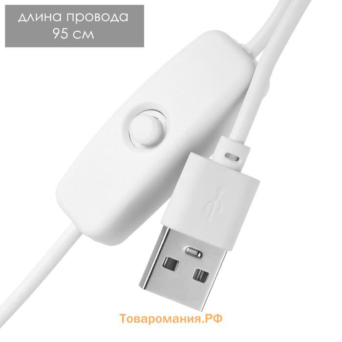 Фигурка светящаяся RISALUX «Рыбки клоун», LED-ночник, 1 Вт, USB, 6×6×8 см