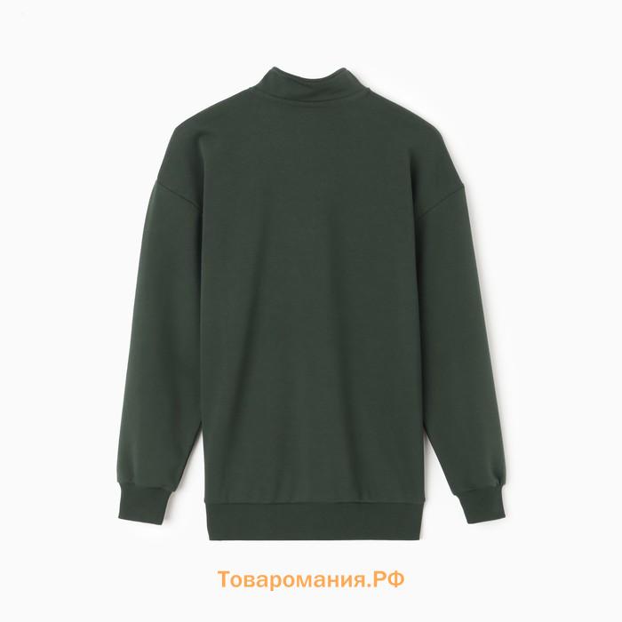 Джемпер мужской MINAKU: Casual Collection MAN цвет хаки, р-р 46