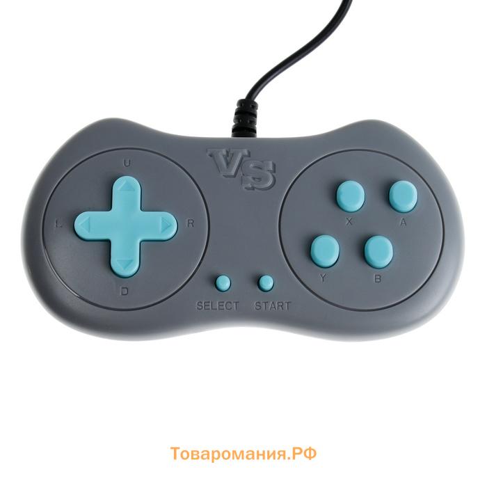 Игровая приставка A15, с геймпадом, AV кабель, 8 бит, 500 игр, серая