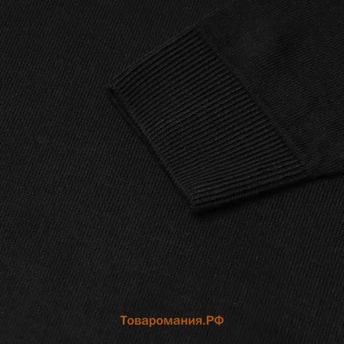 Джемпер поло мужской MINAKU: Knitwear collection цвет черный ,р-р 50