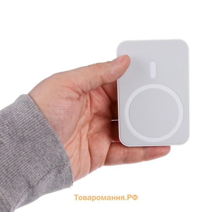 Внешний аккумулятор CRR-33, 5000 мАч, 5 W, с функцией MagSafe, Lightning, белый