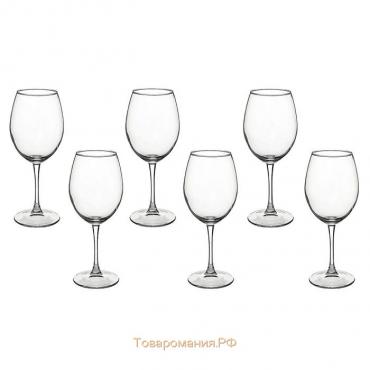 Набор стеклянных бокалов для красного вина Enoteca, 550 мл, 6 шт