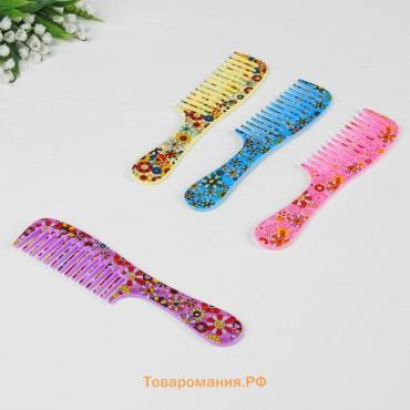 Расчёска, 19(±1) × 4 см, рисунок МИКС