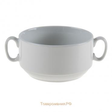Чашка фарфоровая для бульона «Уют», 470 мл, d=11,8 см