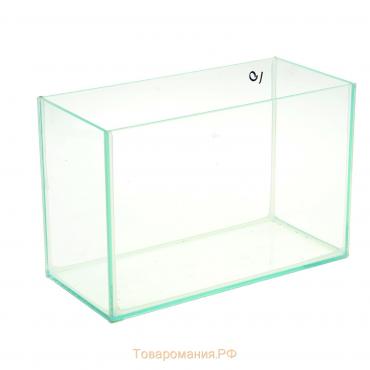 Аквариум "Прямоугольный" без крышки, 10 литров, 32 x 15 x 21 см