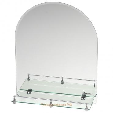 Зеркало в ванную комнату Ассоona A628, 60×45 см, 1 полка