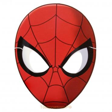 Маска карнавальная, 17,2 х 22 см, Человек-паук