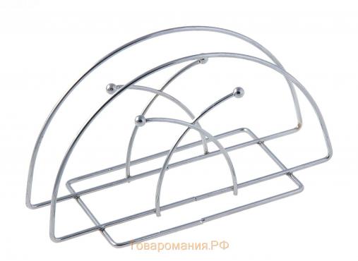 Салфетница «Меч», 13,5×6×7 см, хромированная