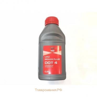Тормозная жидкость "Лукойл UAZ DOT-4", 0.5 л