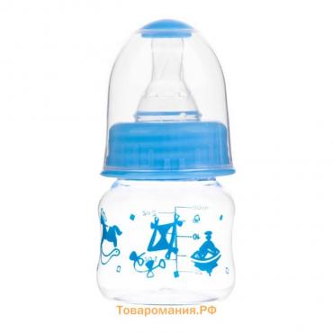 Бутылочка для кормления «Карапуз», классическое горло, 60 мл., от 0 мес., цвета МИКС