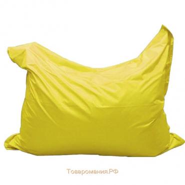 Кресло-мешок Мат макси, размер 140х180 см, ткань оксфорд, цвет жёлтый