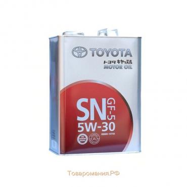 Масло моторное TOYOTA Motor Oil SP 5W-30, 4 л синтетика