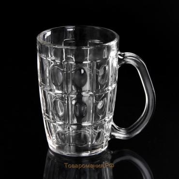 Кружка стеклянная для пива «Выигрыш», 350 мл