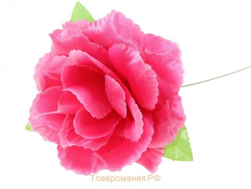 Цветы искусственные "Роза малиновая" 40 см