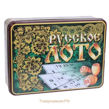 Русское лото "Русские узоры", 24 карточки