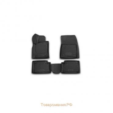 Коврики 3D в салон JEEP Grand Cherokee, 2014 -2016, 4 шт. (полиуретан)