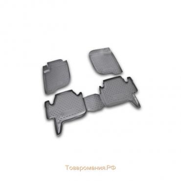 Коврики в салон MITSUBISHI Pajero Sport 2008-2012, 4 шт. (полиуретан)