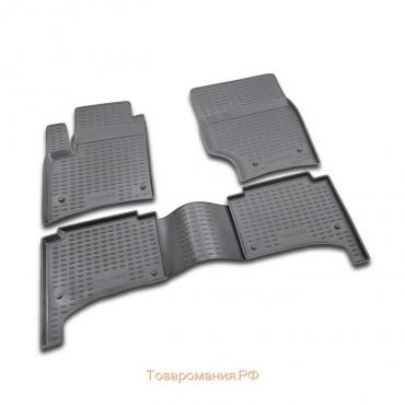 Коврики в салон VW Touareg  10/2002-2010, 4 шт. (полиуретан)