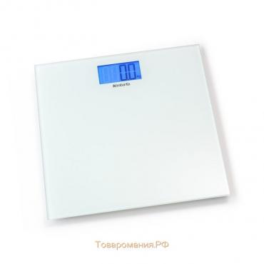 Весы напольные Brabantia, электронные, до 180 кг, 2хCR2032, стекло, белые