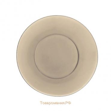 Тарелка десертная Luminarc Ambiente Eclips, d=19,6 см, стекло, коричневая