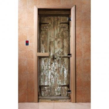 Дверь с фотопечатью, стекло 8 мм, размер коробки 190 × 70 см, правая, цвет А028