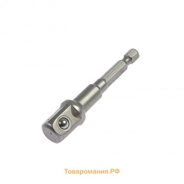 Адаптер для торцевых головок ТУНДРА, сталь CrV, 1/2" х 65 мм