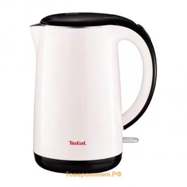 Чайник электрический Tefal KO260130, пластик, 1.7 л, 2150 Вт, бело-черный