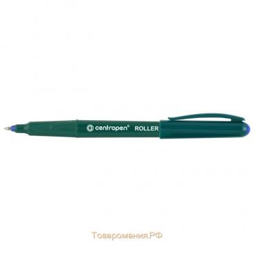 Ручка - роллер 0.5 мм Centropen 4615, линия 0.3 мм, цвет синий, невысыхаемый, длина письма 2200 м