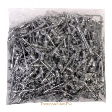 Заклёпки ТУНДРА krep, вытяжные, алюминий-сталь, 4,8х8 мм, неокрашенные, 500 шт