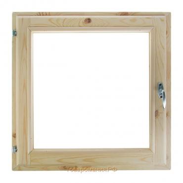 Окно, 70×70см, однокамерный стеклопакет, из хвои