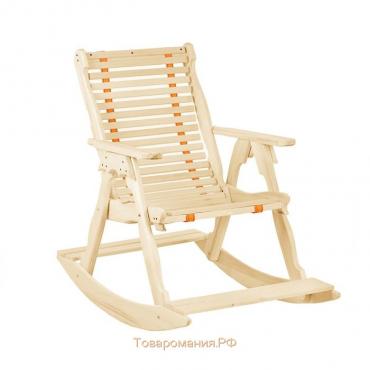 Кресло-качалка на ленте, 70×130×120см, из липы, "Добропаровъ"