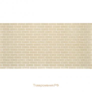 Панель МДФ листовая, кирпич, белый 2440 × 1220 мм