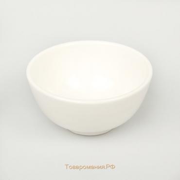 Салатник толстостенный White Label, 170 мл, d=10 см, фарфор, цвет белый