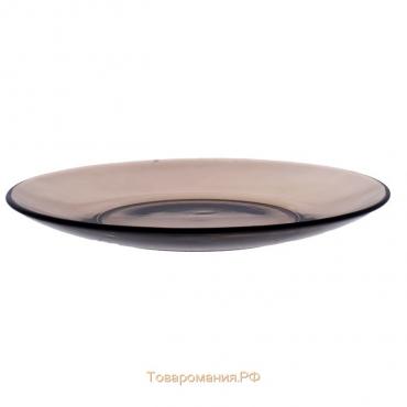 Тарелка плоская Basilico, d=20,5 см, цвет коричневый