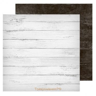 Фотофон двусторонний «Доски белые‒доски черные» картонный, 45 х 45 см, 980 г/м²