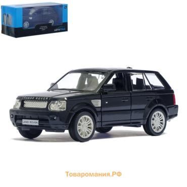 Машина металлическая LAND ROVER RANGE ROVER SPORT,1:32, открываются двери, инерция, цвет серый