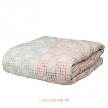 Одеяло Chalet Climat Control, размер 195х215 см, тик, цвет роза / грозовой