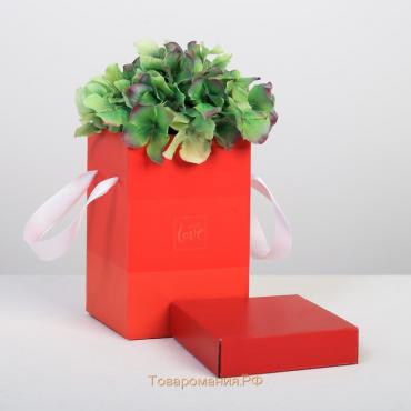 Коробка складная «С любовью», 10 × 18 см