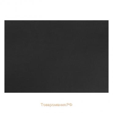 Картон переплётный (обложечный) 1.25 мм, 70 х 100 см, 800 г/м2, чёрный