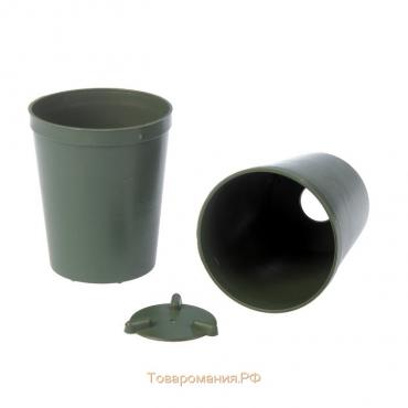 Набор для рассады: стаканы по 250 мл (18 шт.), поддон 40 × 20 см, цвет МИКС, Greengo
