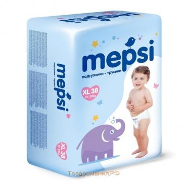 Подгузники-трусики Mepsi размер XL (12-22 кг), 38 шт