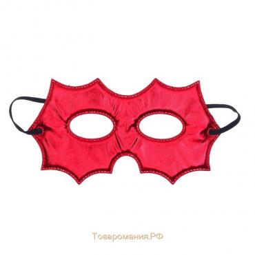 Карнавальная маска «Злодей», цвет красный
