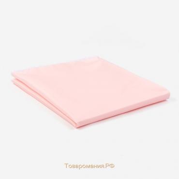 Наматрасник на резинке "дышащий", 70*120 см, цвет розовый