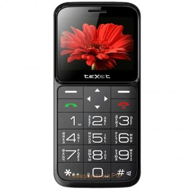Сотовый телефон Texet TM-B226 черно-красный