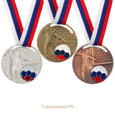 Медаль тематическая «Футбол», бронза, d=5 см