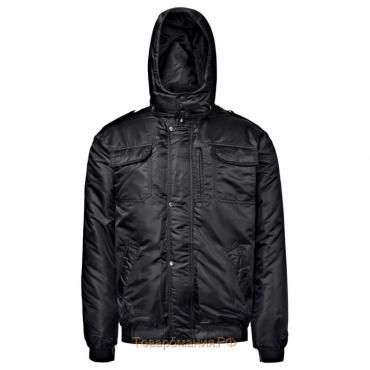Куртка утеплённая «Альфа-2», цвет чёрный, размер 56-58/170-176