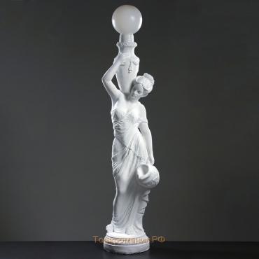Лампа интерьерная "Девушка с кувшином" белый 160 см