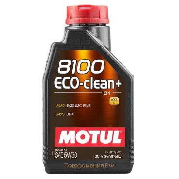 Моторное масло Motul 8100 ECO-CLEAN+ 5W30, 1 л 101580
