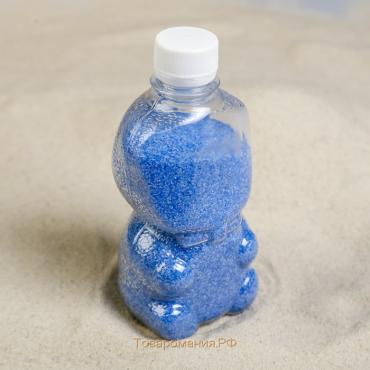 Песок цветной в бутылках "Синий" 500 гр МИКС