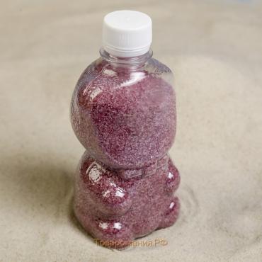 Песок цветной в бутылках "Малиновый" 500 гр